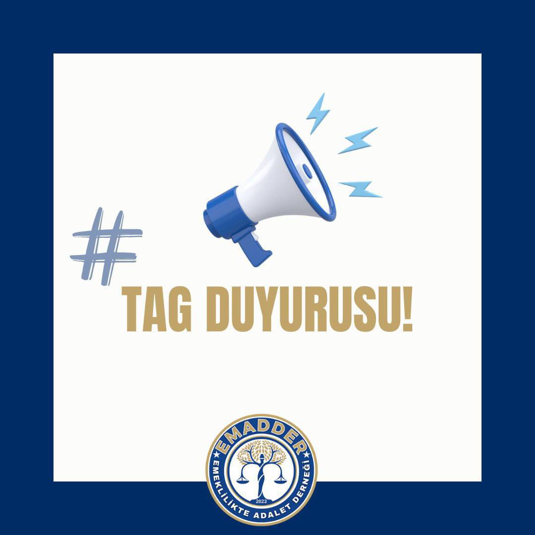 “HAYATTA EN KIYMETLİ ŞEY ZAMANDIR” ❗️❗️❗️ 

Hayatınızdan 1️⃣7️⃣ / 2️⃣0️⃣ yılın çalınmasına müsaade etmeyin ❗️ 

TAG DUYURUSU 📢📢
  👇 👇 👇 👇 👇

#KademeHakkımızıYedirmeyiz 
<a href="/EmadDernegi/">EMEKLİLİKTE ADALET DERNEĞİ ⚖️</a>