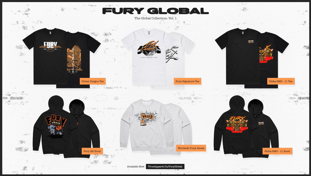 The Wait is Over! FURY Merch Drop is Here! 🔥

A collection you can wear anywhere. Not just at home 😎

👇👇 Link Below 👇👇

#Merch  #esports #FURYR6S #HearOurFURY🔥