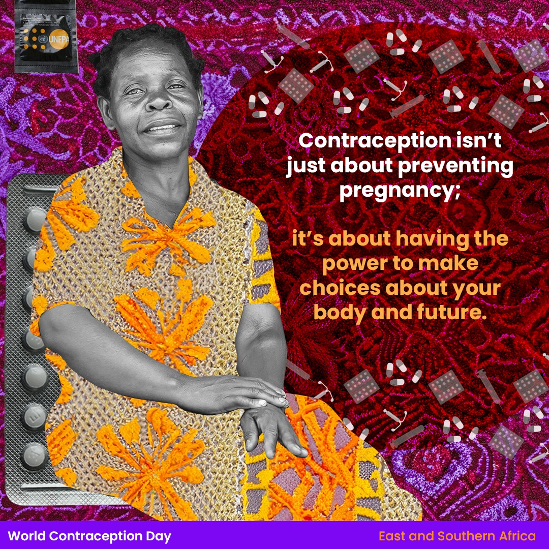 UNFPA_Namibia's tweet image. Your Body, Your Choice: Contraception is a Right
Contraception isn’t just about preventing pregnancy; it’s about having the power to make choices about your body and future. Millions still lack this right due to barriers and inequality. Let's change that. 🌟🚀 #BodyAutonomy