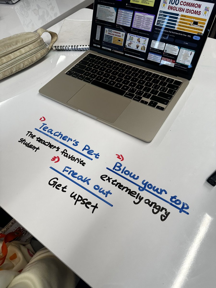 Some really fun learning happening in our middle school language acquisition classes: searching for idioms and figuring them out after making connections to idioms in our home language! <a href="/AISGZ/">AISGZ</a>