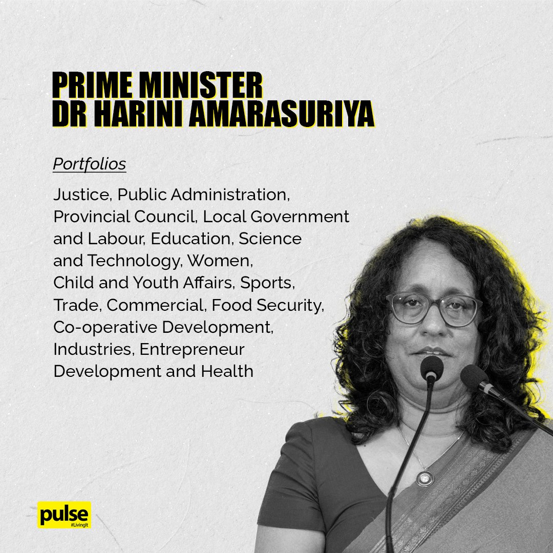 pulse_lk's tweet photo. Here's the new interim cabinet under the ninth executive President of Sri Lanka!
#pulse #pulselk #pulsesrilanka #livingit #lka #srilanka #peoplespulse #presidentialelection2024 #PresPollSL https://t.co/cxw0hfTH1k