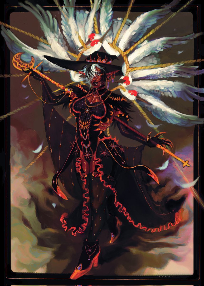 RH0Kll's tweet photo. @machin3gir1 Hey I'm Rhokii! 
I'm a freelance artist and do both traditional and digital paintings. 
Dark, elaborate pieces are my bread and butter, but I can also do simple and cute

Feel free to check out my carrd :)
https://t.co/mVeeCCNkiF https://t.co/VsmHc56E43