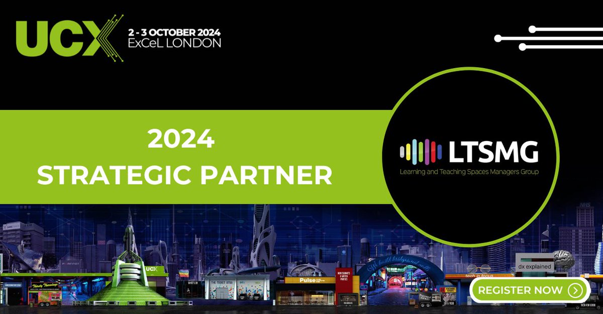 LTSMG (@ltsmg_) on Twitter photo We are delighted to join <a href="/UCEXPO/">Unified Communications EXPO (UCX)</a> as a Strategic Partner for 2024! Join us for the first AV in Education Panel Session & Mixer on Thursday 3rd October 13:40-15:00. Register Now - rb.gy/zi3lak We are delighted to join <a href="/UCEXPO/">Unified Communications EXPO (UCX)</a> as a Strategic Partner for 2024! Join us for the first AV in Education Panel Session & Mixer on Thursday 3rd October 13:40-15:00. Register Now - rb.gy/zi3lak