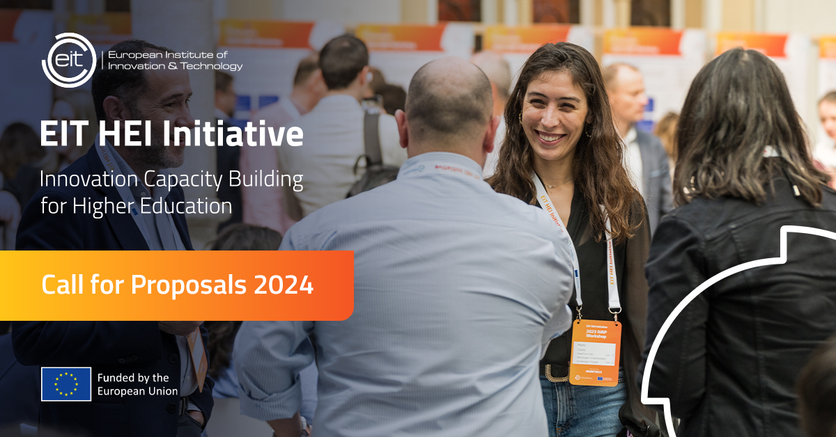🚀 Have you had a look at the #EIT_HEI Initiative Call for Proposals 2024?

Don’t miss this incredible opportunity to transform #innovation, entrepreneurship, and #deeptech in #HigherEd!

🔗Apply today: eit-hei.eu/calls/call-for…

#EIT_HEI