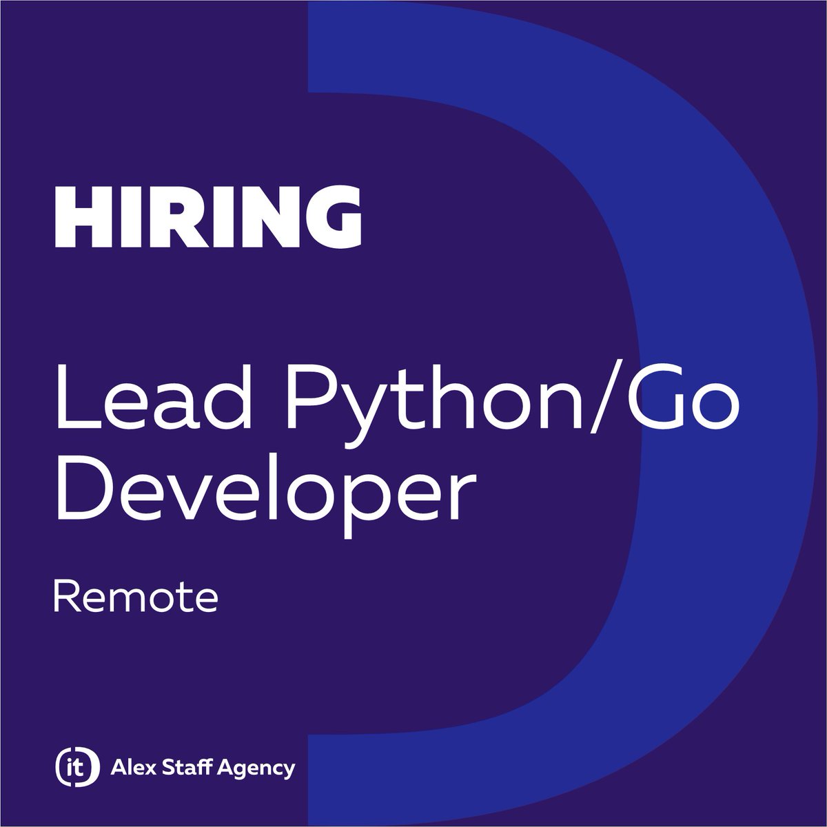 AlexStaffAgency's tweet image. 🚀 We&apos;re Hiring: Lead Python/Go Developer 🚀

Our long-time client just tipped us off about a new job — Python/Go Software Developer. They’re a leader in providing secure Linux solutions 😉

Apply here 👉 alexstaff.agency/principal-pyth…

#JobOpening #PythonJob #GoDevelopers #RemoteWork