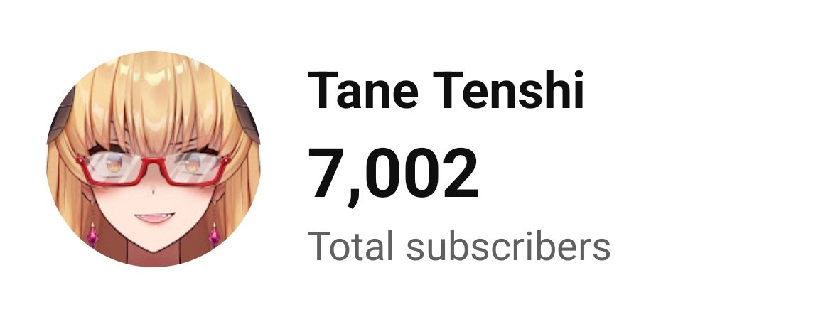 tane_tenshi's tweet photo. ❤️ THANK YOU FOR 7K ON YOUTUBE!! ❤️ https://t.co/LGd4PRZp6B