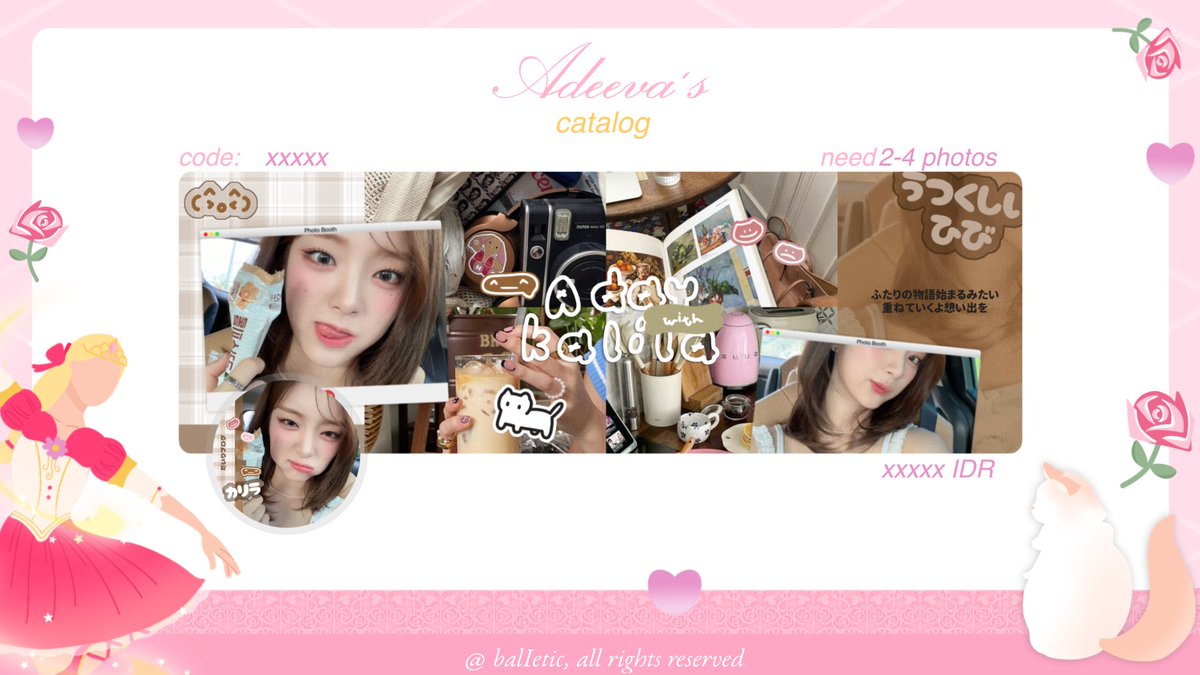 balIetic's tweet photo. ꒰ .. a retweet will be appreciated!♡

hai! sebelum balik aktif ba lagi, boleh tolong ospek katalog layout baruku ini? kalo ada kesamaan sama BA lain boleh dm aku baik baik yaa, timakaci banyak  ૮꒰   ྀི ܸ. . .ܸ ꒱ა🎀🖇️

p.s. yang mau jadi kinci cek alt yaa! 

#zonauang https://t.co/LXnwkwgQci