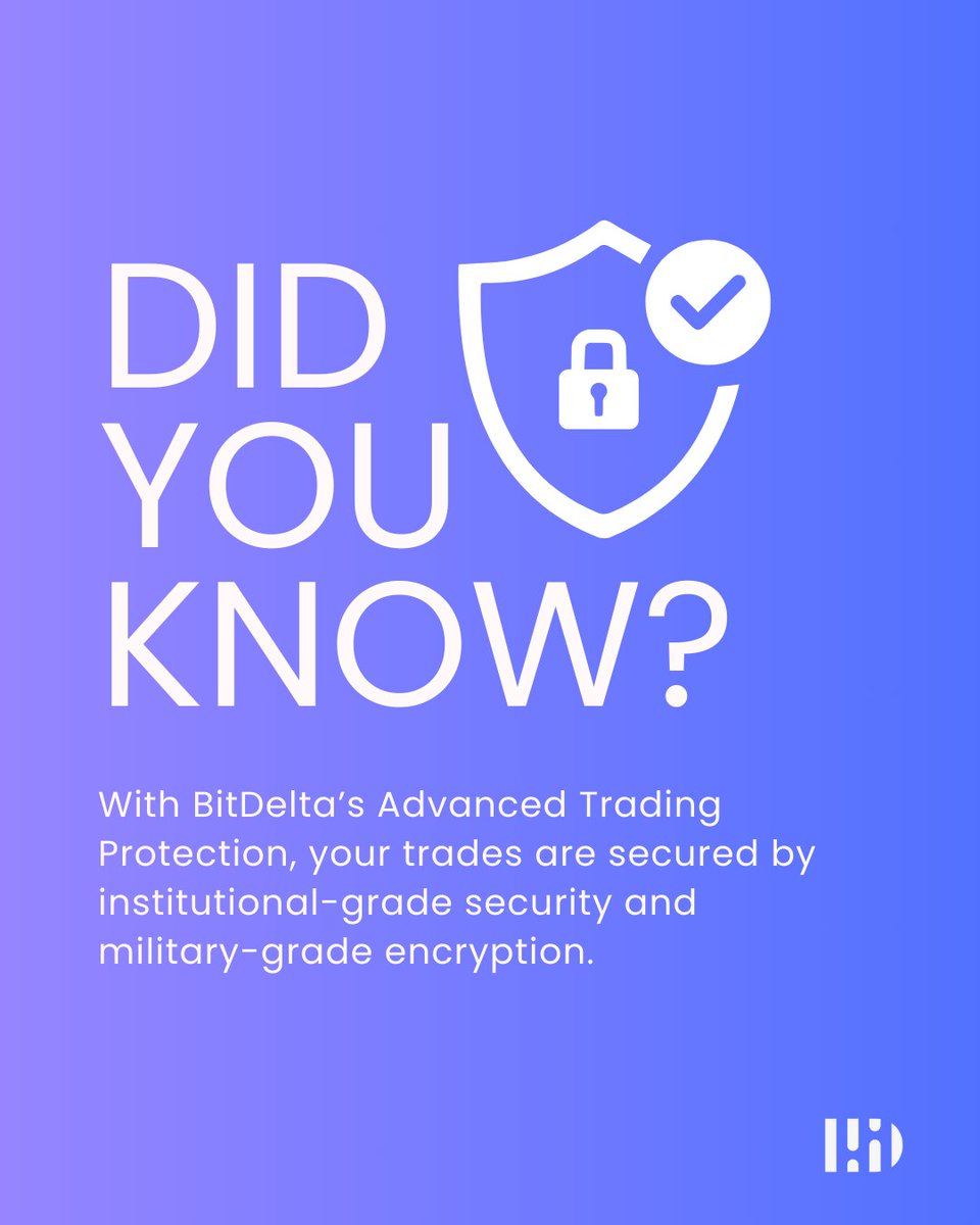 bitdelta's tweet image. You can also customise security settings for your Spot, MT5, and Derivatives accounts, ensuring a tailored and highly secure trading experience! 💪🔒 

#Security #StayProtected #AdvancedTrading #Trading