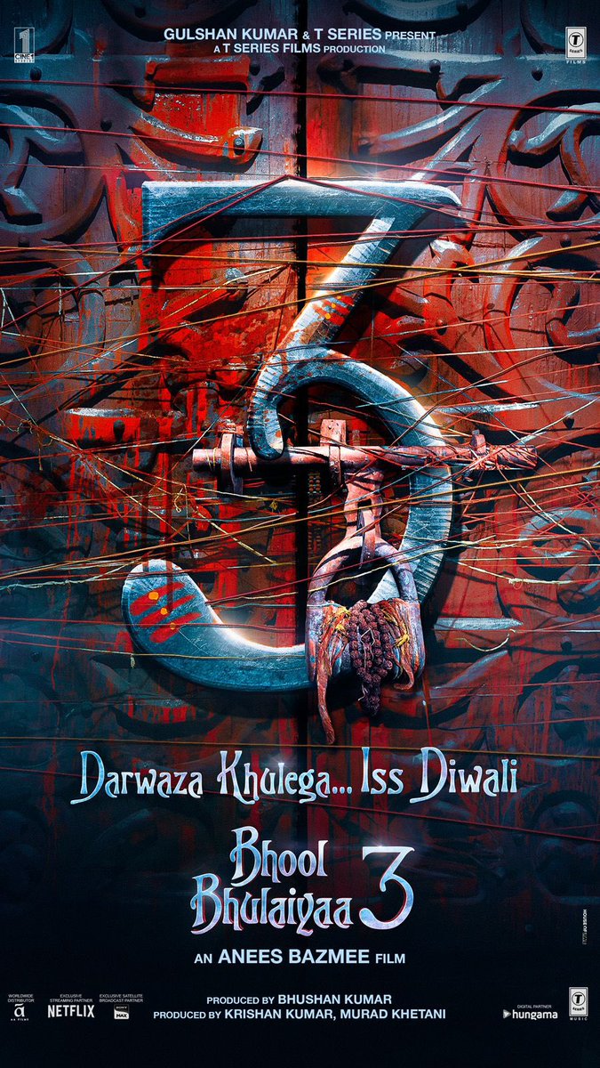 Darwaza Khulega, iss Diwali 🔥

#BhoolBhulaiyaa3ThisDiwali #BhoolBhulaiyaa3 

<a href="/BazmeeAnees/">Anees Bazmee</a> <a href="/TheAaryanKartik/">Kartik Aaryan</a> <a href="/vidya_balan/">vidya balan</a> <a href="/tripti_dimri23/">Triptii Dimri</a> #BhushanKumar #KrishanKumar @muradKhetani #ShivChanana @neerajkalyan_24 <a href="/dopmanuanand/">ManuAnand</a> <a href="/TSeries/">T-Series</a> <a href="/Cine1Studios/">Cine1 Studios</a> <a href="/AAFilmsIndia/">aafilms</a>