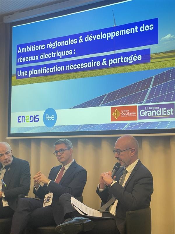 @enedisoccitanie présente au #CongrèsDesRégions2024 pour échanger sur la #PlanificationÉnergétique avec <a href="/rte_france/">RTE</a>. 
Ensemble, construisons l'avenir énergétique des territoires pour une transition durable ⚡ #TransitionÉnergétique