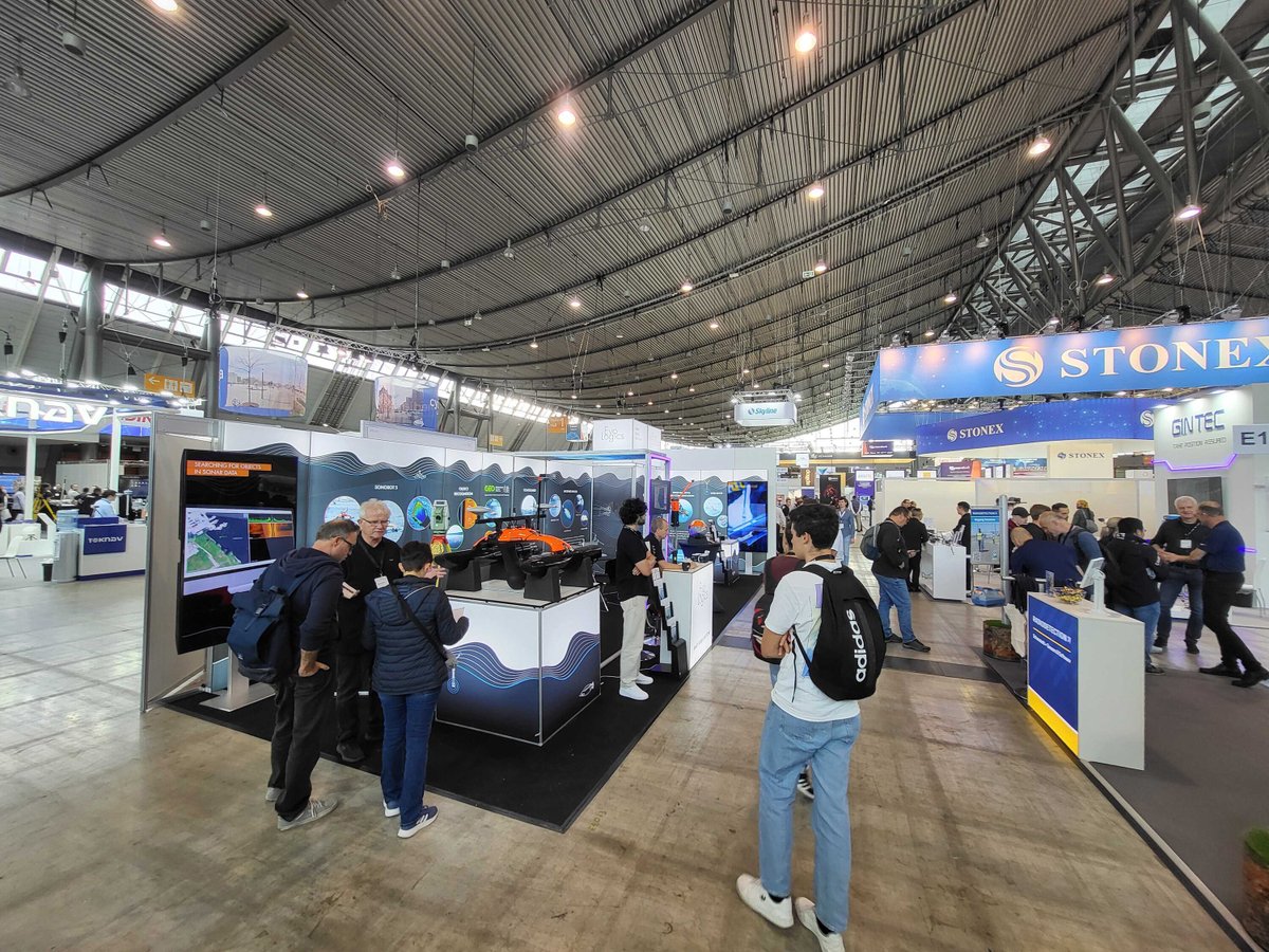 The highlights from the @InsideIntergeo Expo and Conference with our partners Geo-DV GmbH: find us at E1.073 in hall 1 to learn more about our solutions for surveyors and geospatial experts.  🌊 🚀 
#Intergeo2024 #EvoLogics #GeoDV #Sonobot