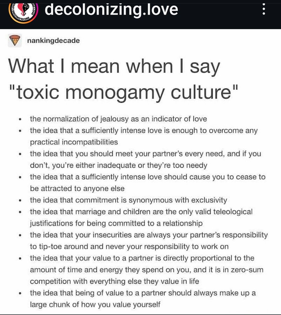 <a href="/stealthymarmos1/">stealthymarmoset</a> I'm sorry to hear that. We've been so conditioned with the story of "The One," and so we fear losing love because of it.
