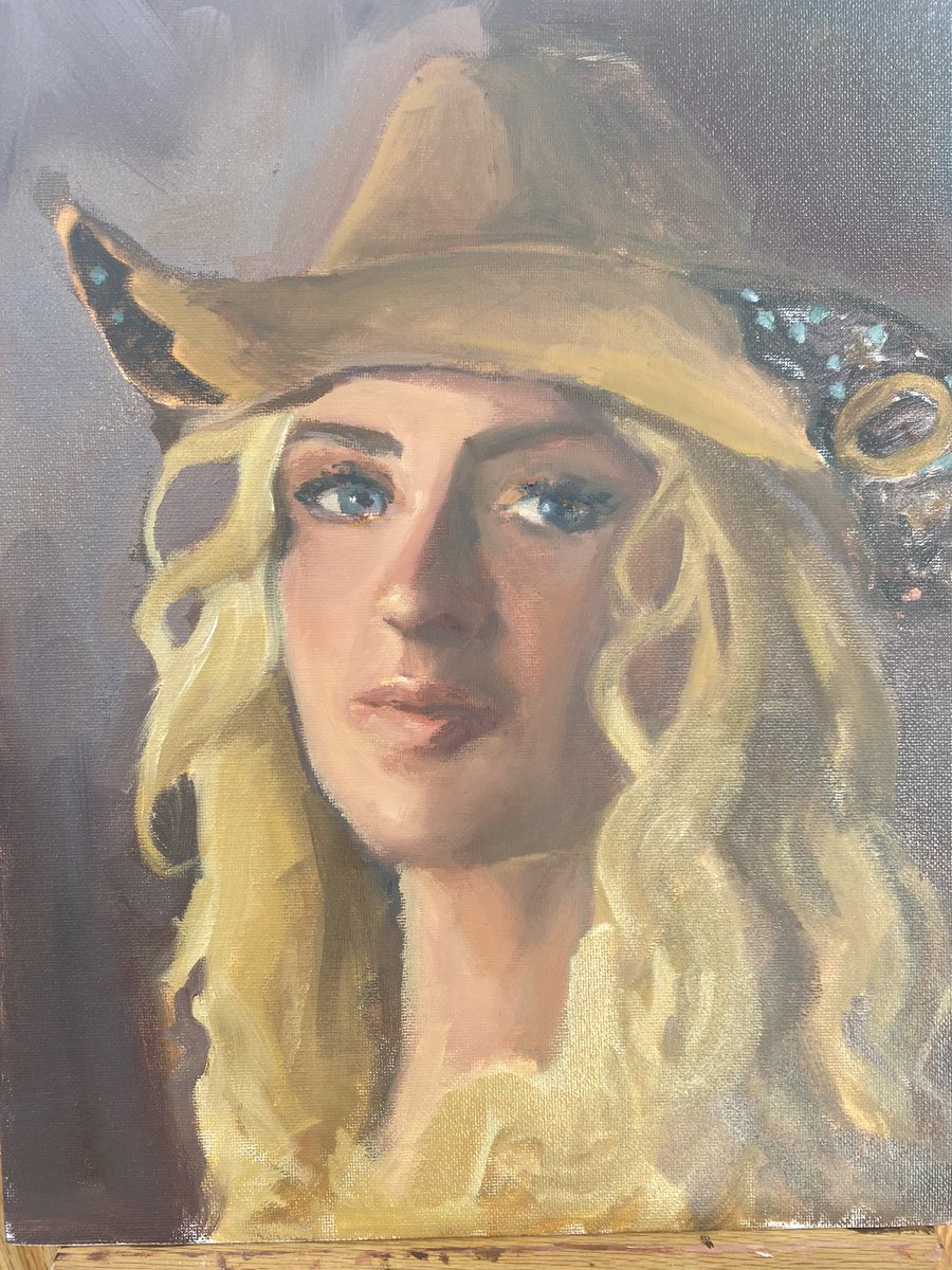 lsinger317's tweet photo. “Curly,” 11 x 14, oil on canvas https://t.co/kLkH5jMMDj