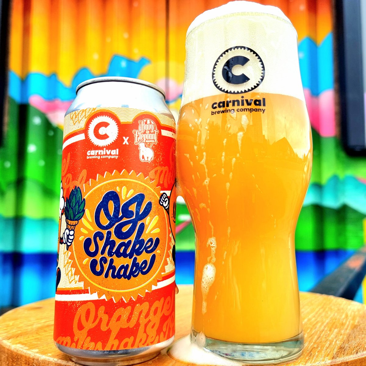 NEW BEER  🍻 

🍊🧃OJ SHAKE SHAKE Orange Milkshake IPA brewed with Nottingham's finest Bang the Elephant. 

Available now carnivalbrewing.me/products/oj-sh…
