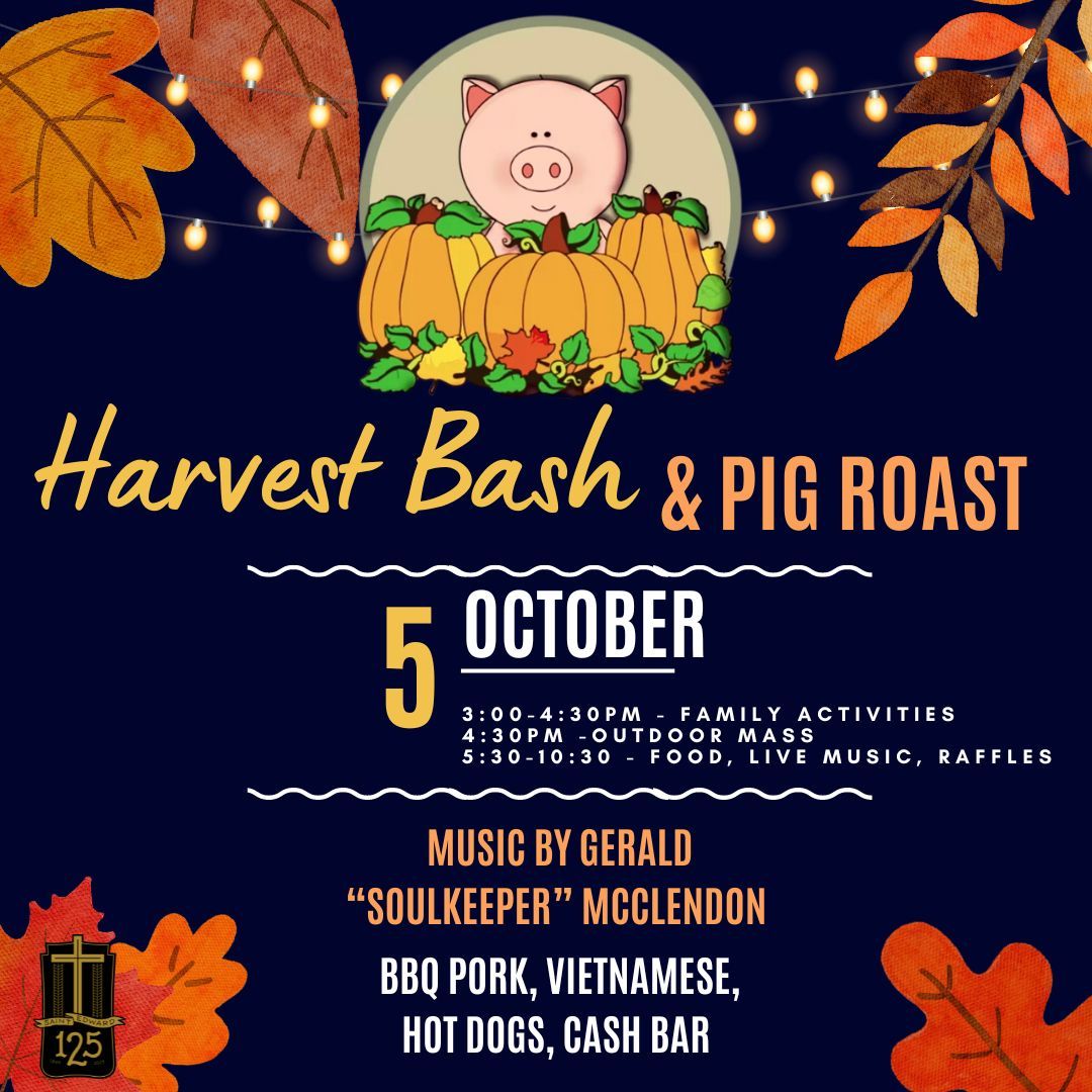 Rain or shine we’re going to party either way on October 5 at our annual Harvest Bash!!! Plan to join us and bring your neighbors!!