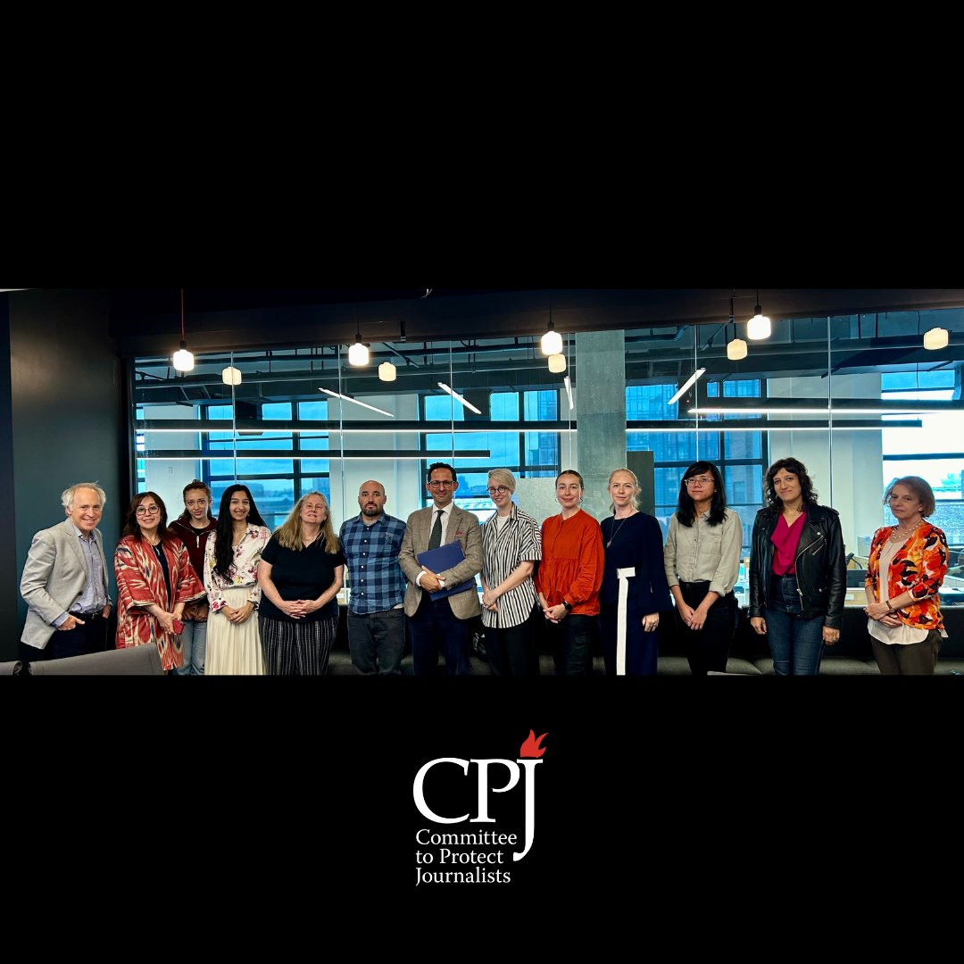 Committee to Protect Journalists (@pressfreedom) on Twitter photo CPJ welcomed Professor <a href="/Can_Yeginsu/">Can Yeğinsu</a> into our NYC office🎉 Professor Yeğinsu is a member of the <a href="/HLPMediaFreedom/">High Level Panel of Legal Experts on Media Freedom</a> (independent advisory body to the <a href="/MediaFreedomC/">Media Freedom Coalition</a>) and has appeared in numerous cases as lead counsel representing journalists, as well as free speech and media CPJ welcomed Professor <a href="/Can_Yeginsu/">Can Yeğinsu</a> into our NYC office🎉 Professor Yeğinsu is a member of the <a href="/HLPMediaFreedom/">High Level Panel of Legal Experts on Media Freedom</a> (independent advisory body to the <a href="/MediaFreedomC/">Media Freedom Coalition</a>) and has appeared in numerous cases as lead counsel representing journalists, as well as free speech and media