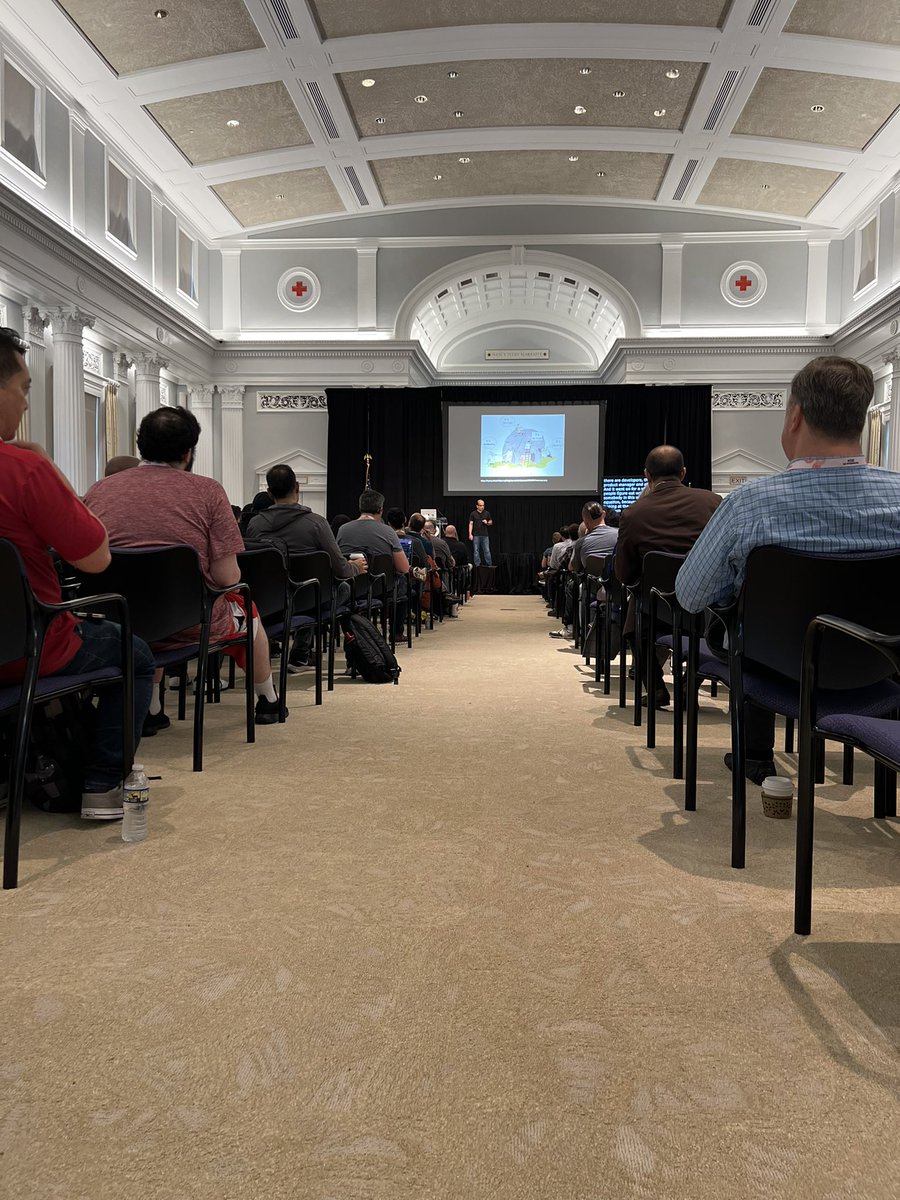 KadiGrigg's tweet image. @TopoPal is bringing the heat during this mornings keynote at @DevOpsDaysDC 🔥🔥🔥

#devopsdays #dc