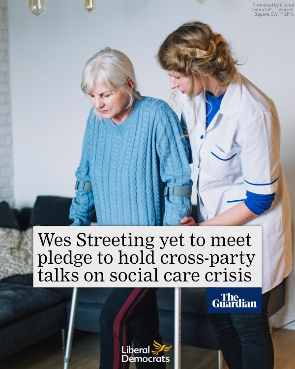 We can’t fix the #NHS unless we fix the crisis in #socialcare. We stand ready to work with the government to resolve this issue, through cross-party talks on social care to find a long-term solution. Many are stranded in hospital beds, piling pressure on local health services.