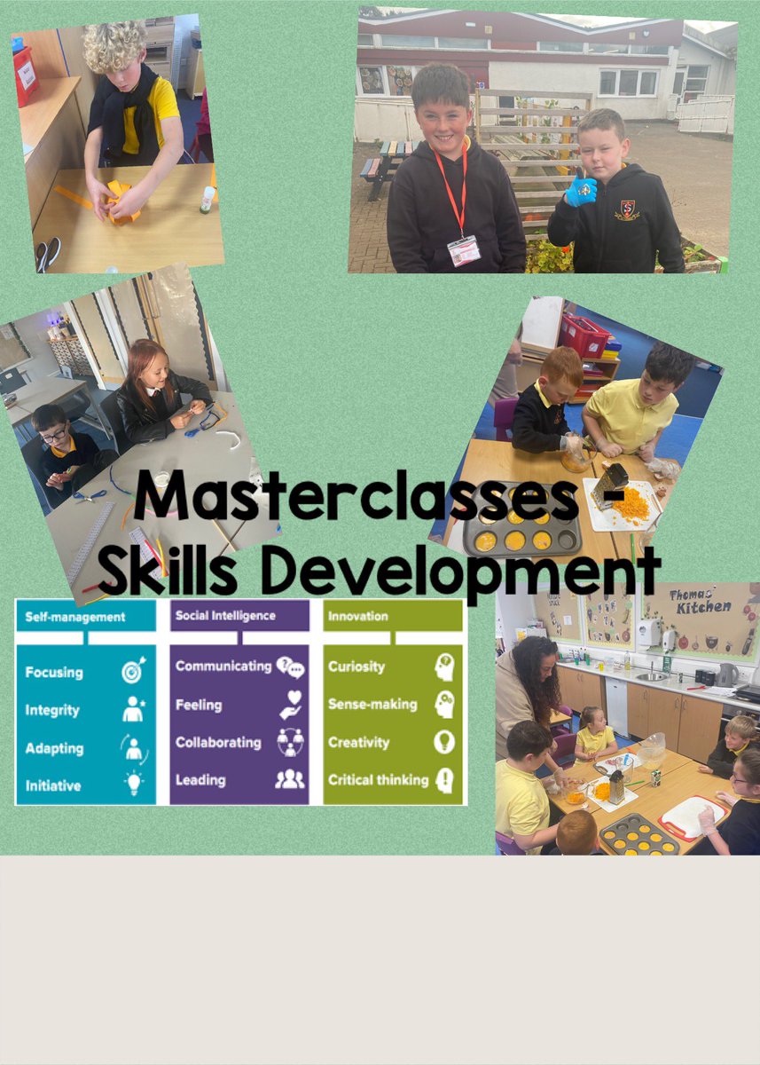 Our P7s started off leading our Skills Development sessions, ‘Masterclasses’. All great fun and lots of happy faces too! ☺️