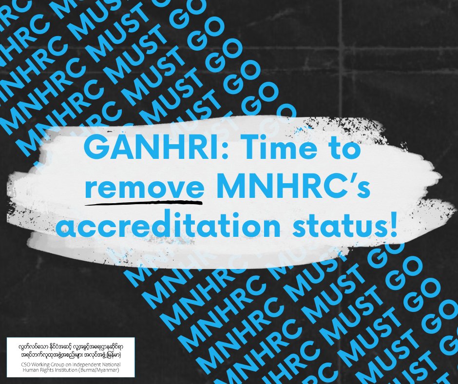 CSO Working Group on NHRI Burma (Myanmar) tweet media