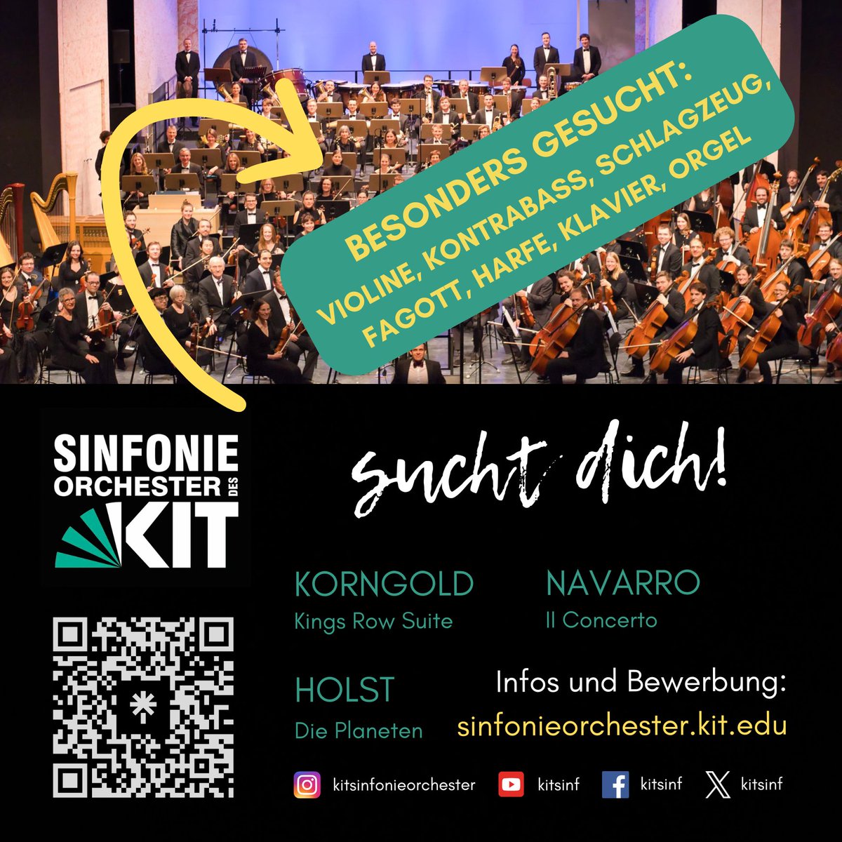 How to play a tribute concert to #johnwilliams without playing John Williams ... 
this is SPACE CANDY! 🍬
Join the Force. 🔭

💚<a href="/KITKarlsruhe/">Shmoopy</a> 
💚@zak_kit 

@holstmuseum <a href="/JWilliams_Fan/">Music By John Williams</a>

#holst #theplanets #korngold #movies #orchestra #orchester #karlsruhe #kitkarlsruhe #musik