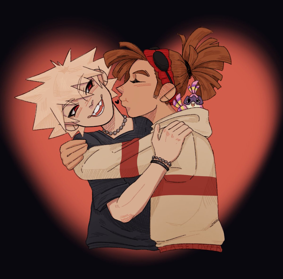 haselover's tweet photo. When ur two exβs get together,, rip deku | #mha #bnha #rdbk #rodybaku https://t.co/l1aXO1qaIE