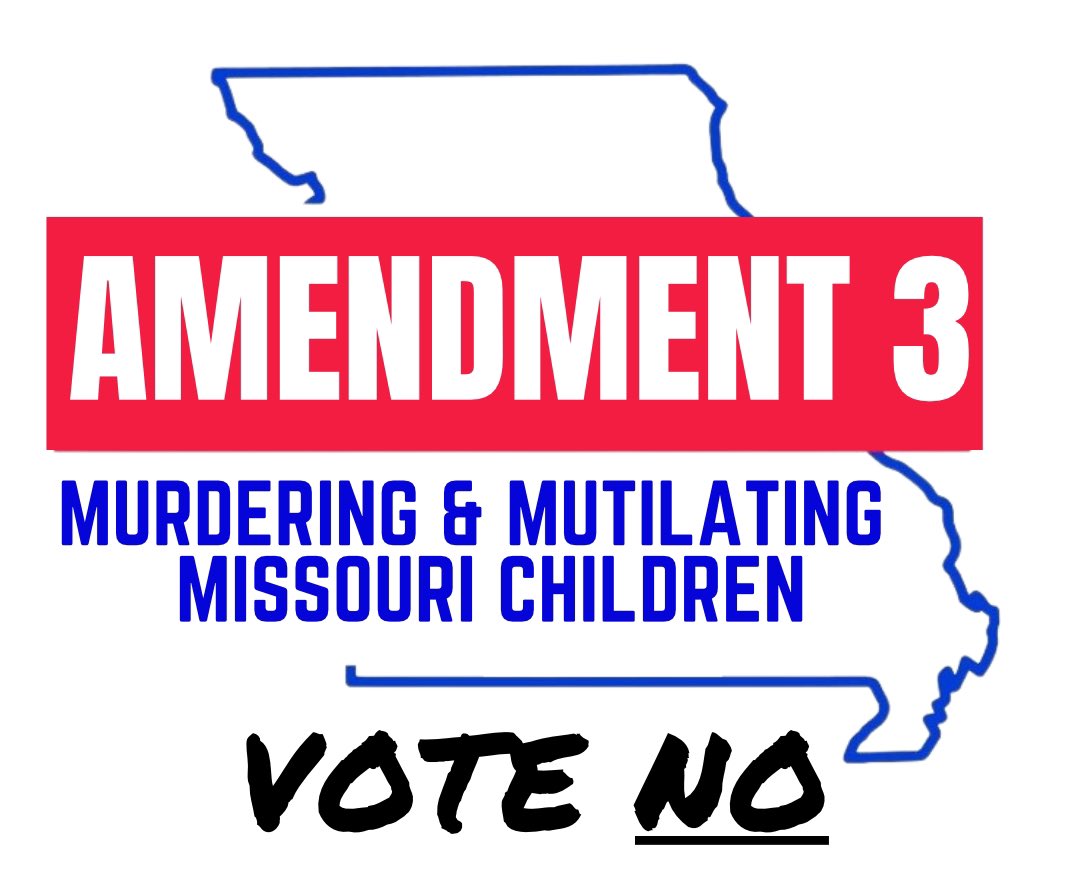 NickBSchroer's tweet photo. Amendment 3 legitimately will enshrine late term abortion in our constitution if passed. It will remove parental notification requirements for minors obtaining abortion. It will legalize sexual transition mutilations on minors. If you disagree let’s debate Sunday on @StandFightMO https://t.co/cDpdGDR0Pd