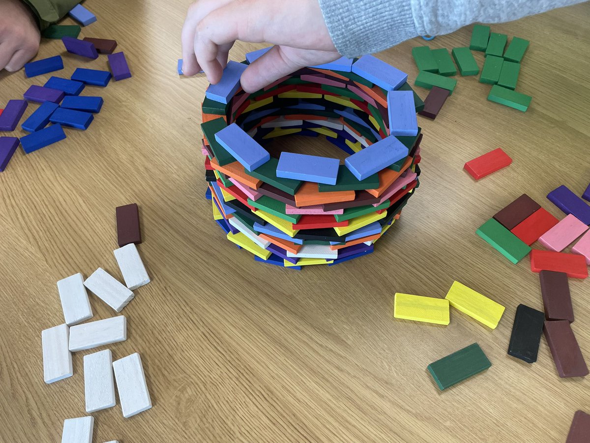 BanoCADT's tweet photo. Domino tower challenge with Kier construction https://t.co/cU4XEJdkxm