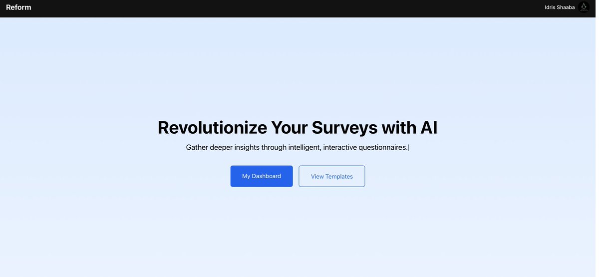 idrismusa42's tweet photo. Ever rage-quit a survey? 😅 We created Reform - a fun survey app that feels like chatting with a smart friend. No more checkbox nightmares!

Join our waitlist: https://t.co/UKCkZ2Urq6

Share your survey stories or ideas!

Thanks! 😊 https://t.co/aKKRNocqmv