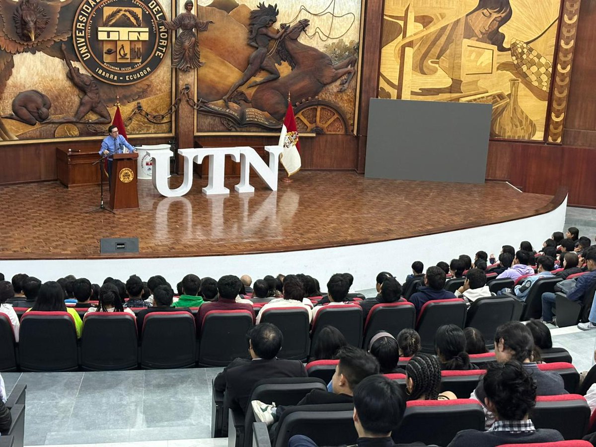 UTN Ibarra - Ecuador (@utn_ibarra) on Twitter photo Ahora| el Rector <a href="/MiguelNT01/">Miguel Naranjo-Toro</a> participa en la bienvenida a los estudiantes de primer ingreso de la FECYT. La #UTN acoge a los jóvenes con entusiasmo y pone a su servicio la capacidad académica, tecnológica y un equipo de docentes altamente calificados para su formación. Ahora| el Rector <a href="/MiguelNT01/">Miguel Naranjo-Toro</a> participa en la bienvenida a los estudiantes de primer ingreso de la FECYT. La #UTN acoge a los jóvenes con entusiasmo y pone a su servicio la capacidad académica, tecnológica y un equipo de docentes altamente calificados para su formación.