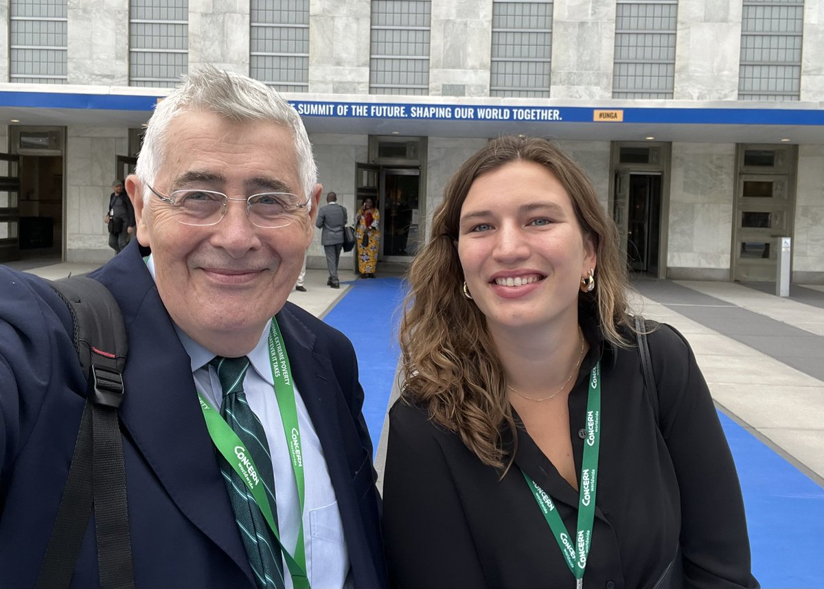 Dominic MacSorley (@aidwkr) on Twitter photo Day 2 of #UNGA2024 high level week - here with <a href="/Concern/">Concern Worldwide</a> Alessandra to attend important Ministerial Event 'Sudan: The cost of inaction' . Sudan is now the world's largest hunger crisis demanding attention, resources & political engagement that need to be scaled up on all levels! Day 2 of #UNGA2024 high level week - here with <a href="/Concern/">Concern Worldwide</a> Alessandra to attend important Ministerial Event 'Sudan: The cost of inaction' . Sudan is now the world's largest hunger crisis demanding attention, resources & political engagement that need to be scaled up on all levels!