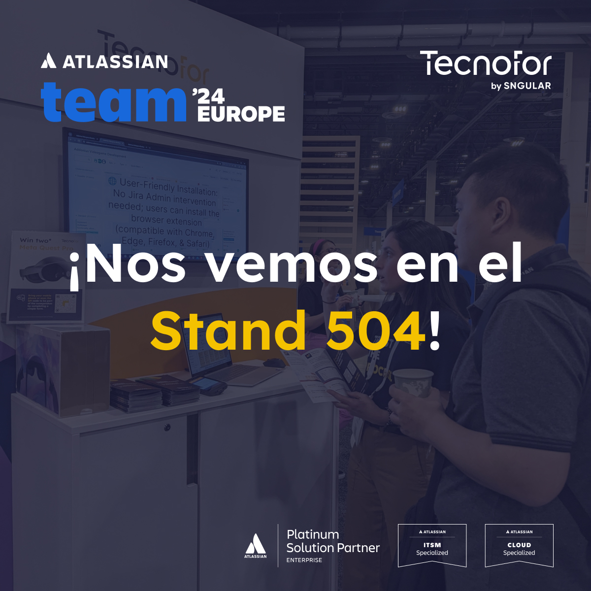¿Sabías que 504 segundos son 8 min y 24 seg?⏱️
¡El tiempo perfecto para un café en nuestro stand nº 504 en el #Team24 de <a href="/Atlassian/">Atlassian</a>! ☕

📍Recuerda: el 504, ¡Parada obligatoria!: Process Mining, Atlassian Intelligence, Apps For Jira, licencias y más ⬇️

🔗shorturl.at/hKCsH
