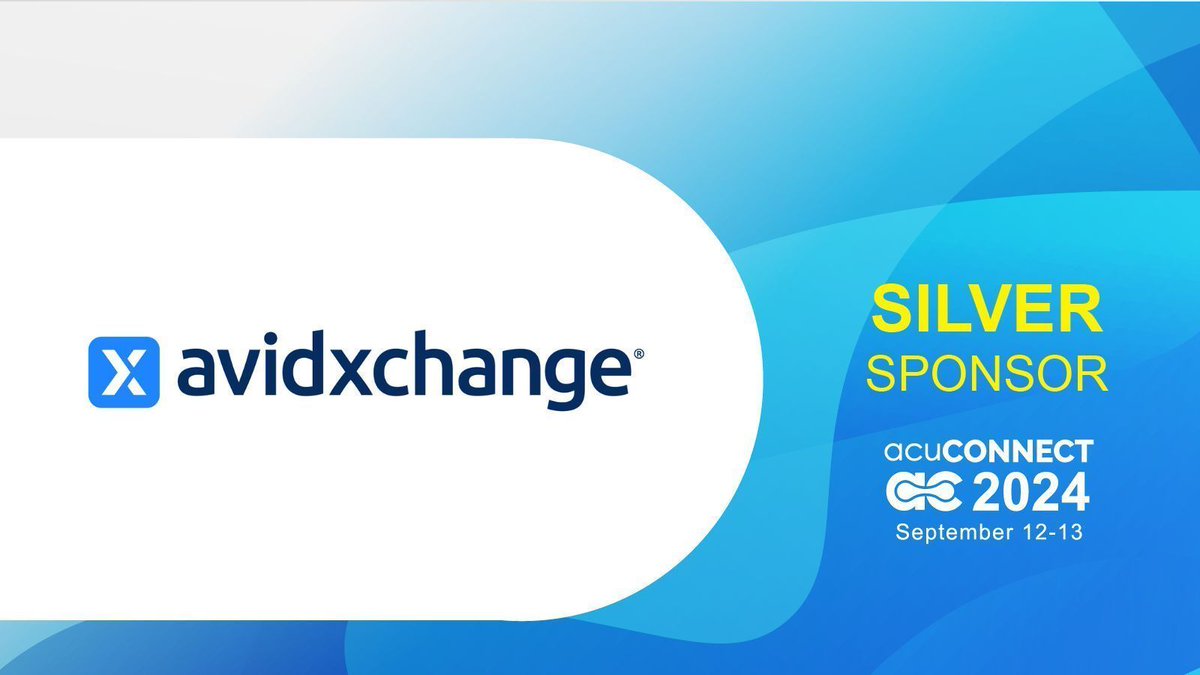 acu_connect's tweet photo. #acuCONNECT sponsor @AvidXchange helped make our 2024 Virtual @Acumatica conference a great success. Thank you!  #AI #AP #PO #Automation #Acumatica

Session recordings are now available at https://t.co/8WEa3xhNmS https://t.co/DIy7vFUNm2