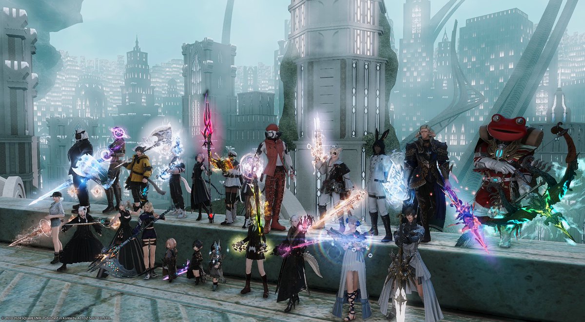 FF_F_C_R's tweet image. FF14 FC 7th Anniversary🎉🎉

어김없이 부대 설립일에 촬영하러 와준 모든 부대원들, 스샷 찍느라 고생한 우리 천재 사진사 고생했어요!