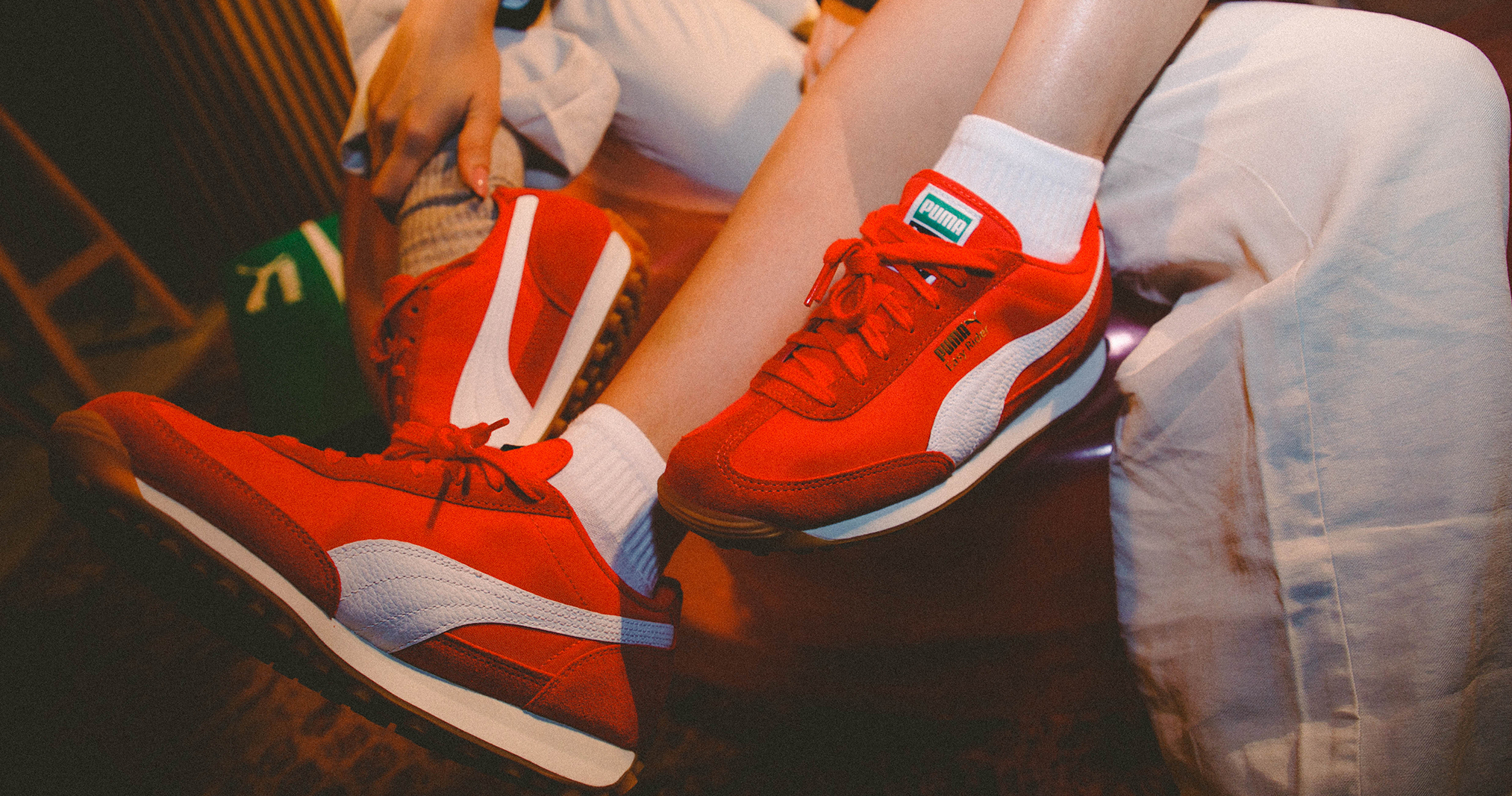 Puma easy rider red sale