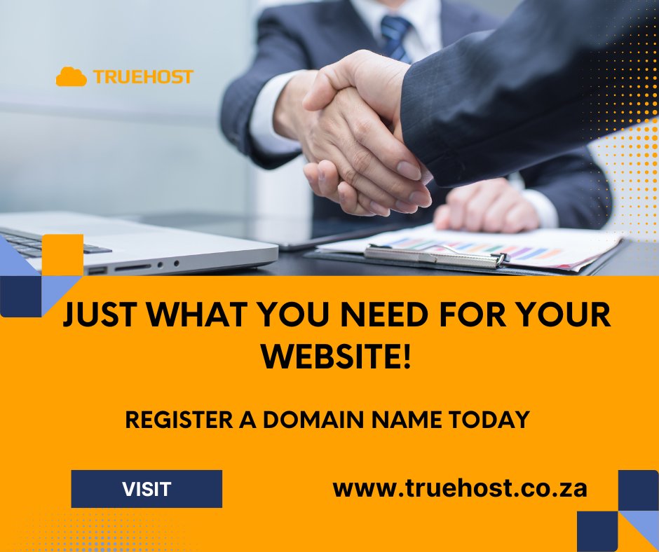 Get a domain name and a webhosting plan for your website at truehost.co.za

#SouthAfrica #Johannesburg #CapeTown 
Zungu Liema Spar Big Brother Mzansi Ngizwe Maswanganyi Afriforum Vodacom burna boy #BBMzansi #MazdaSA