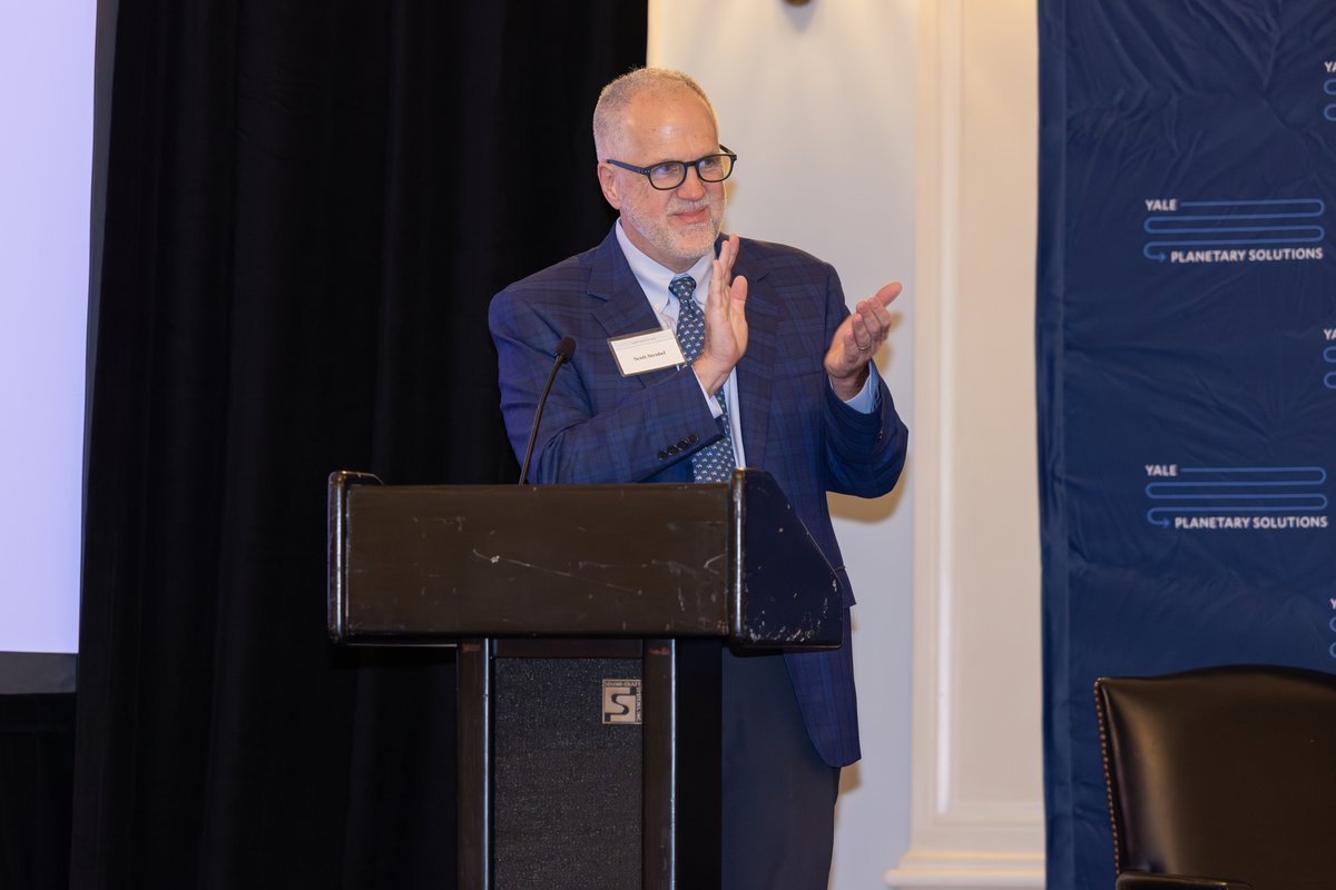 The four-day Yale @ Climate Week NYC summit opened Tuesday with remarks by Yale President Maurie McInnis and Provost Scott Strobel and a live interview with former U.S. Secretary of State John Kerry ’66. He was clear-eyed about the urgent dangers of the climate crisis but said
