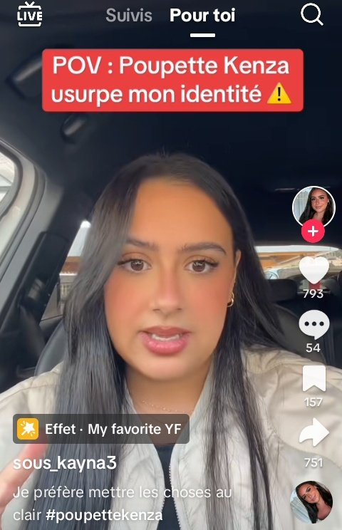 GremlinsOff's tweet photo. Si vous voulez gagner du temps, cette fille est une actrice, elle a voulu prendre ce qu'il y avait à prendre avec #seyaka et vu que ça sent mauvais, elle essaie de surfer sur le buzz. Y'a aucune sincérité, elle est outrée en ricanant, le genre de groupie à #poupettekenza https://t.co/N7Z9xcgB6n