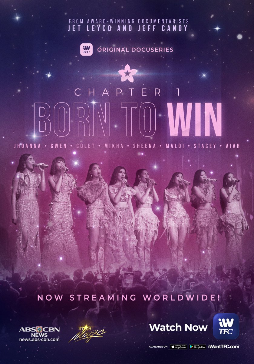 ofc_iwant's tweet photo. This is the story of our Nation's Girl Group. 🌸 
BINI Chapter 1: BORN TO WIN is NOW STREAMING WORLDWIDE on iWantTFC!  

WATCH NOW!  
FREE for PH 👉 https://t.co/JvL4tmiXqK
For outside PH 👉 https://t.co/b8TOV9f7Fh

#BINIDocuBornToWinOniWantTFC https://t.co/EDfgkHj3CX