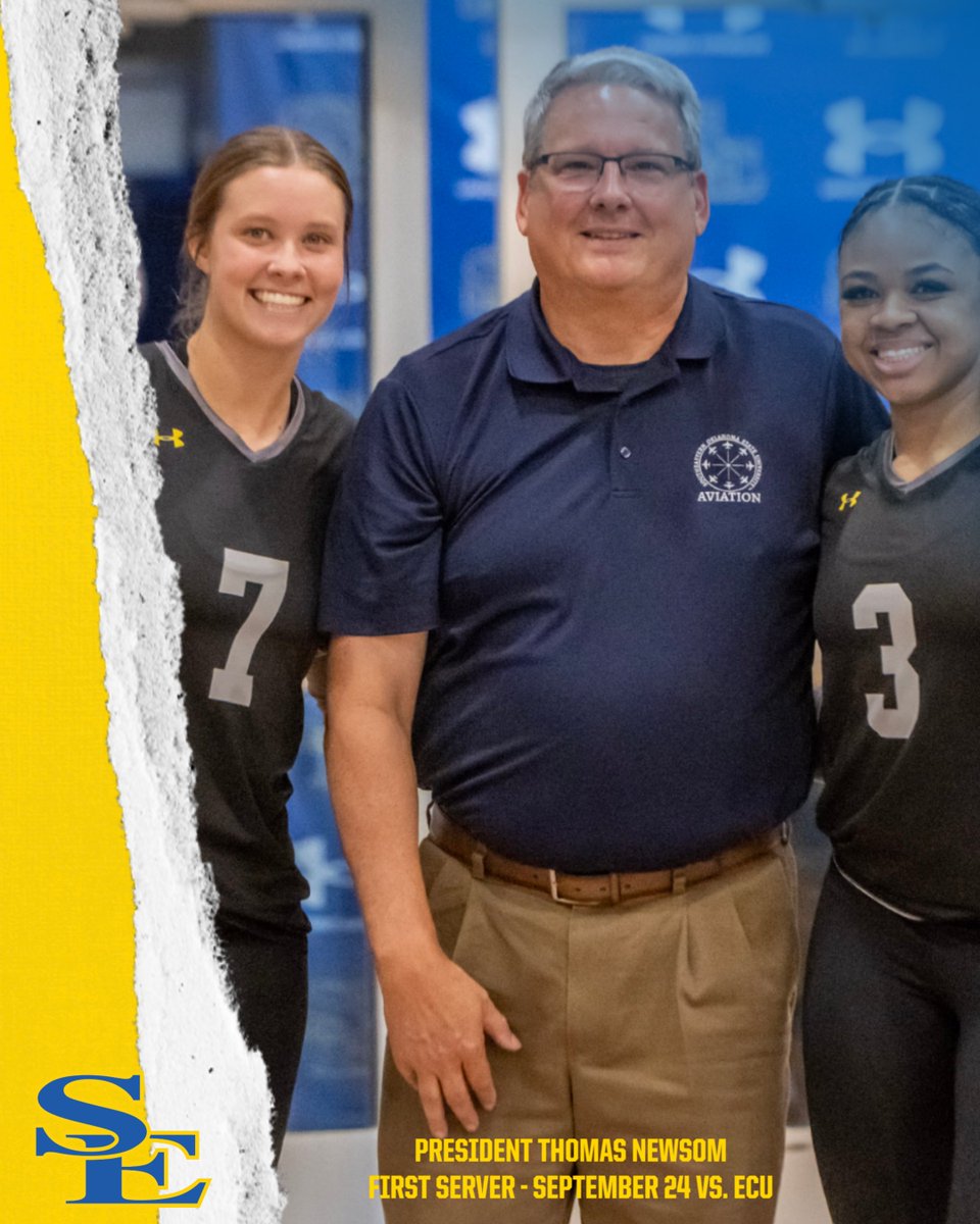 Thank you President <a href="/DrThomasNewsom/">Thomas W. Newsom</a> for being our first server last night!

#TakeCover | <a href="/SE1909/">Southeastern Oklahoma State University</a>