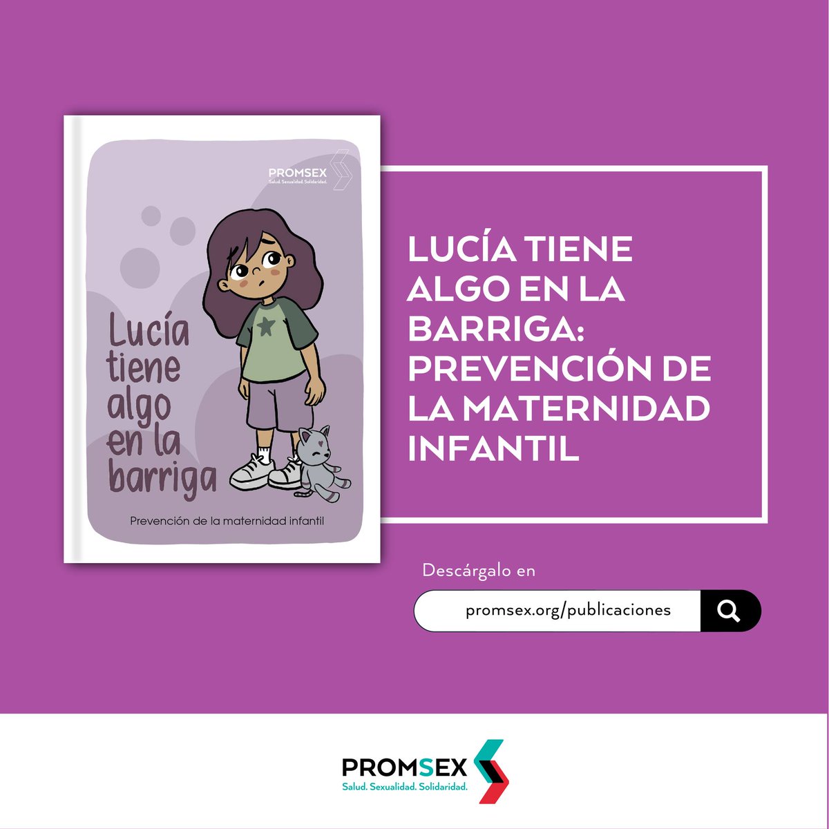 promsex's tweet photo. 👧🏽 Lucía es una niña de diez años que enfrentó un abuso sexual por parte de su tío. A través de una historieta de ficción, se aborda de manera sensible y educativa cómo denunciar y actuar frente a un abuso sexual infantil.

📌 Léela aquí: https://t.co/ddHVLjQo7X https://t.co/302unXTNnX