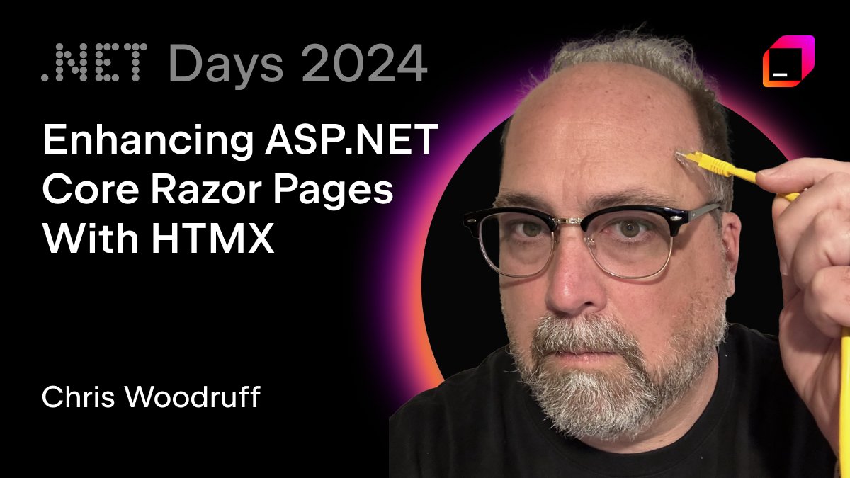 resharper's tweet image. 🔴 COMING UP NOW
📺 Enhancing #ASPNET Core Razor Pages With #HTMX
🎙️ @cwoodruff
👉 youtube.com/watch?v=vA-fuZ…