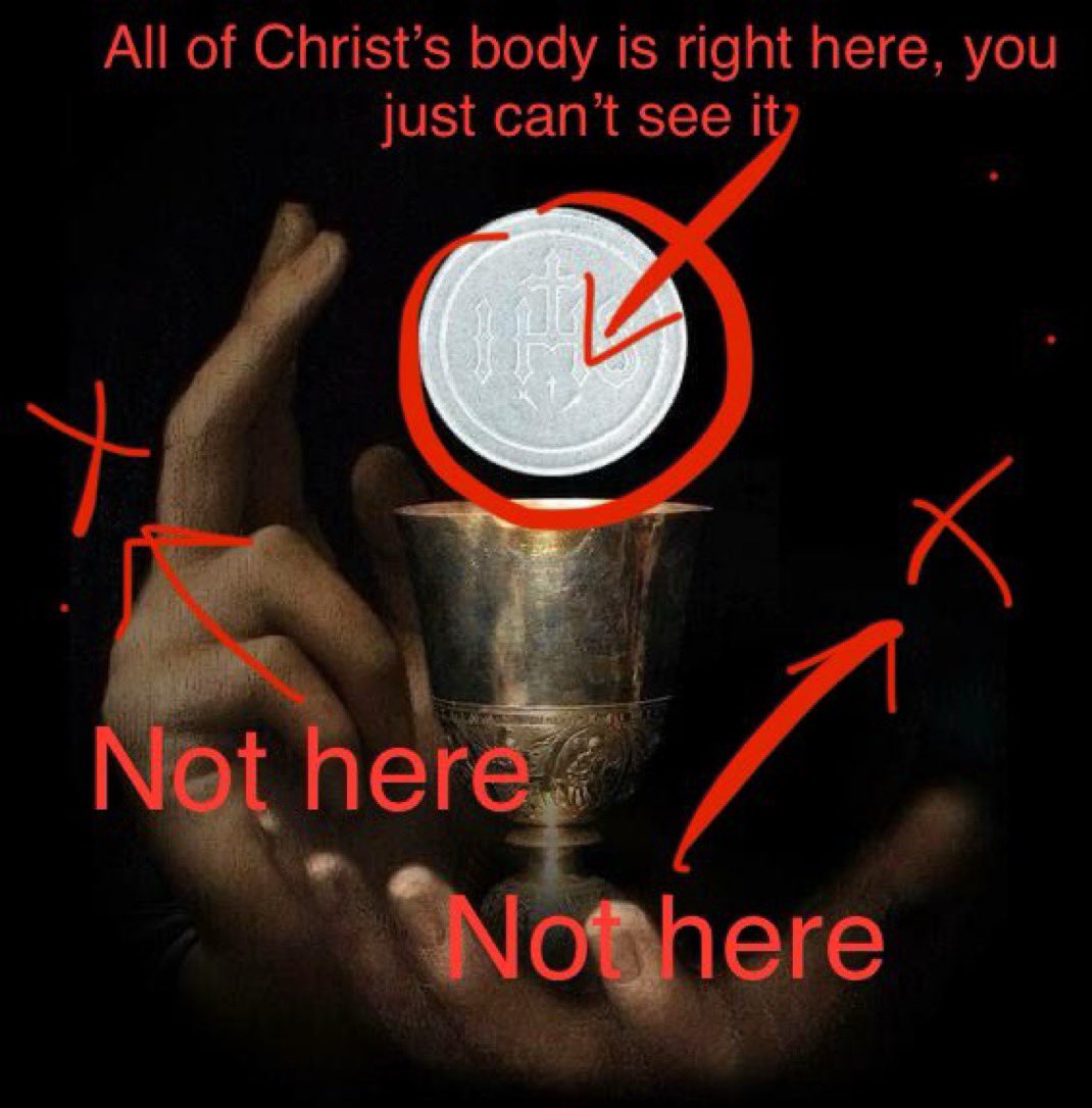 logos_asarkos's tweet image. He’s my super scholastic explanation of Christ’s mode of presence in the Supper: