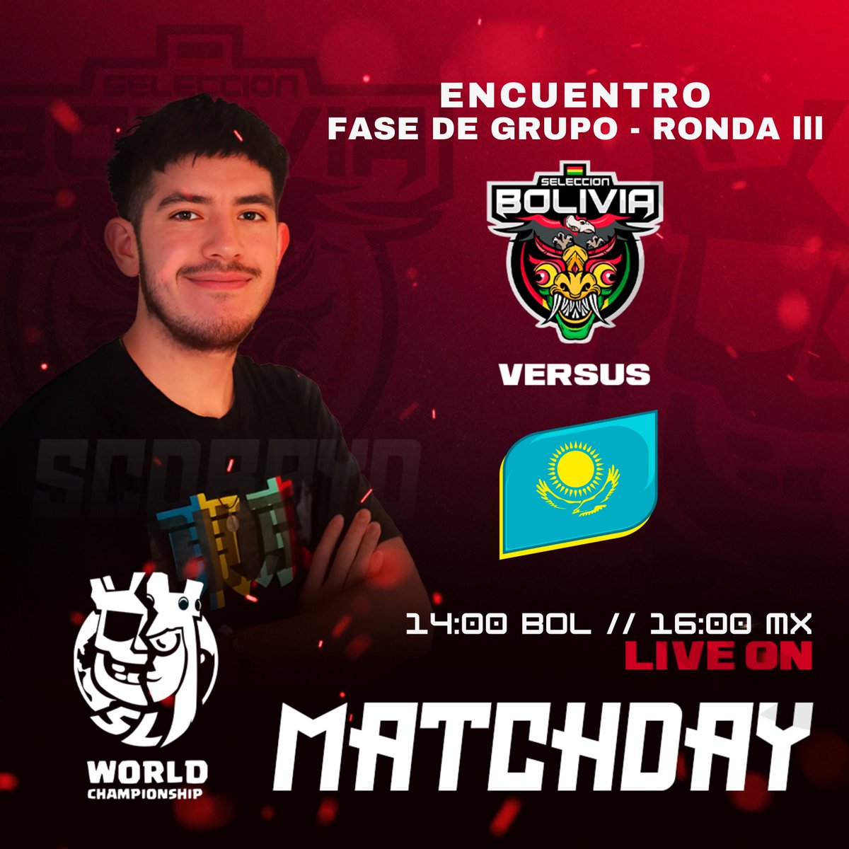 Selecciรณn Boliviana CR (@boliviacr) on Twitter photo #CRยก MATCHDAY ! Hoy se Juega La 3ra Ronda en
<a href="/CR_Supremacy/">Supremacy League</a>
donde lo dejaremos todo para darnos con esa victoria ยก Nos vemos en la Arena ! โ๏ธ
๐ | <a href="/Kzpower17/">Kazakhstan</a>
โฐ | 14 : 00 ๐ง๐ด #CRยก MATCHDAY ! Hoy se Juega La 3ra Ronda en
<a href="/CR_Supremacy/">Supremacy League</a>
donde lo dejaremos todo para darnos con esa victoria ยก Nos vemos en la Arena ! โ๏ธ
๐ | <a href="/Kzpower17/">Kazakhstan</a>
โฐ | 14 : 00 ๐ง๐ด