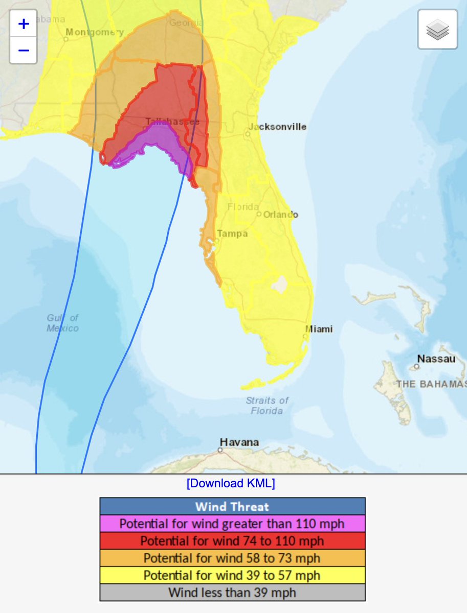 JohnMoralesTV's tweet image. As I'm getting questions on shutters vs. no shutters, please refer to the NWS reasonable worst case scenario graphic. Generally it takes winds above 100 mph to be able to lift non-aerodynamic objects off the ground.