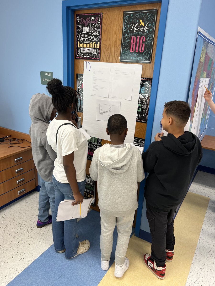 Collaborating on error analysis? 🤔 Watch our 5th graders become mini detectives in ELA and support each other as they uncover the reasons behind mistakes. 🤝📚🔍 <a href="/PCS_STEM/">PCS_STEM</a> <a href="/PCS_AVID/">Jessica A</a> #STEM