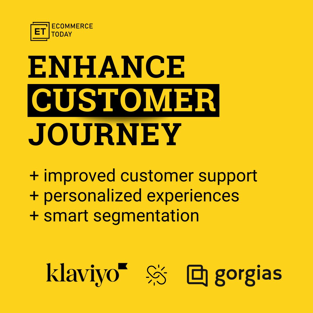📧 Maximize Your Marketing Strategy! 🚀 Learn how our Head of Email Marketing, Denisa Chiscop, uses Gorgias and Klaviyo to boost customer retention and optimize eCommerce strategies! 💡✨

👉 Read more: ecommerce-today.com/maximize-your-…

#EmailMarketing #Gorgias #Klaviyo