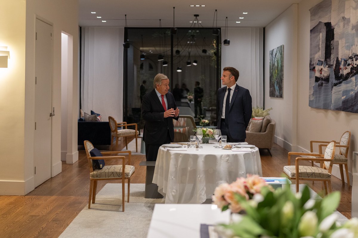 Faced with crises and major challenges, the world needs a collective framework and rules, a fairer global order.

The United Nations and its Secretary-General can count on France to defend them.