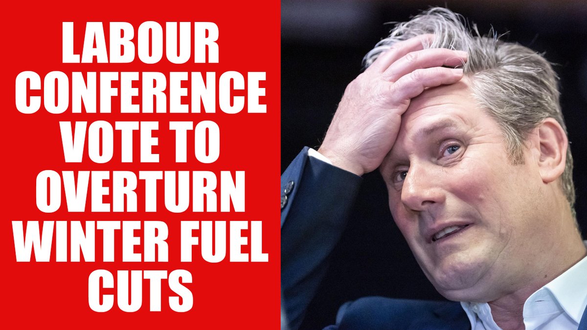BritainGrates's tweet photo. Labour Embarrassment as Conference Votes to Reverse Winter Fuel Payment Cuts.
https://t.co/FEXfh0tRLA
#KeirStarmer #RachelReeves #LabourConference24 #LabourParty #WinterFuelAllowance #PensionCuts #UniteUnion #SharonGraham #UKPolitics #Austerity #EnergyCrisis #Pensioners https://t.co/bRE7OnoK4k