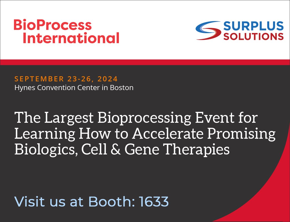 SurplusSolution's tweet image. 🔔The BioProcess International Show is LIVE!🔔

Visit us at Booth #1633 for an interactive Matterport video experience. Take a virtual tour of a lab with premium pre-owned equipment and see our quality and innovation!

#BioProcessing #LifeSciences #BiotechWeek #BPIconf